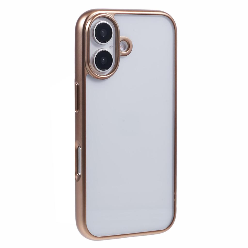 KIGC Ice Silk Series For iPhone 16 Case TPU+PC Electroplating Phone Cover