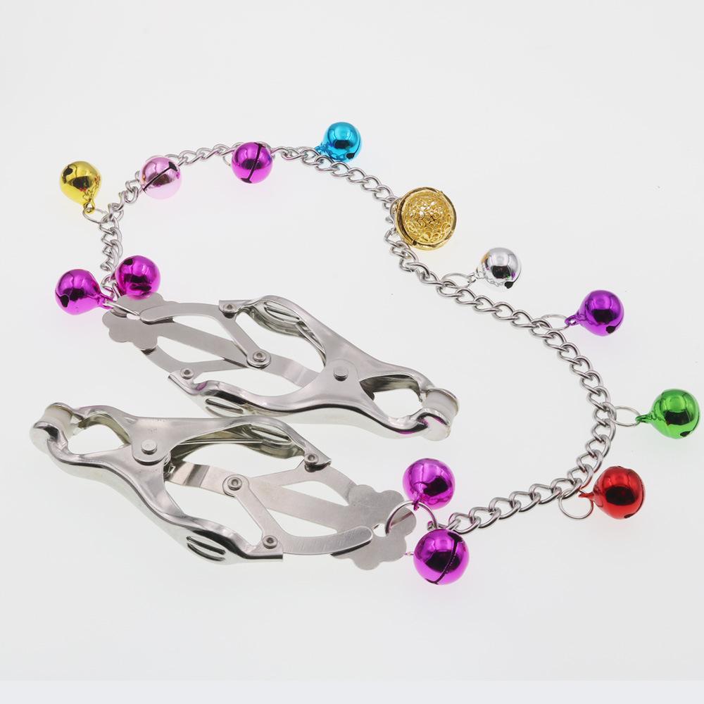 Зажим для сосков, сексуальный колокольчик, зажим для сосков, украшение для груди, женская соблазнительная пара, страсть, игрушка для взрослых, секс-инструмент, помощь в любви