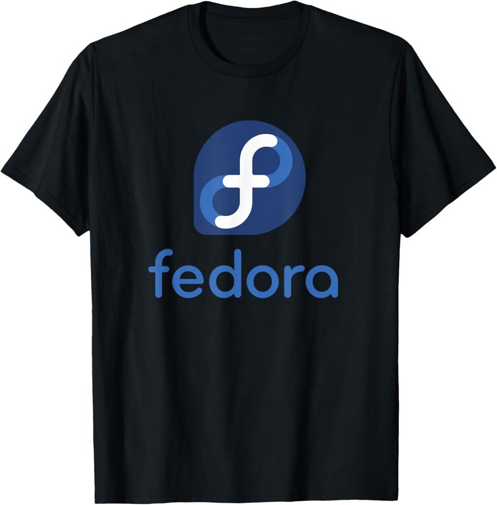 Linux Fedora TShirt White Tagline Logo Open Source Os Tee TShirt Unisex Summer Streetwear Tops Womens Clothing Ropa Hombre