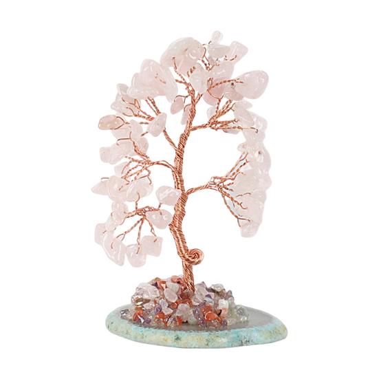 Украшение «Дерево жизни» 7 ветвей Натуральные искусственные кристаллы Уникальный внешний вид Искусственный агат