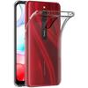 Coque et tour de cou pour Xiaomi REDMI 8 - TPU Souple Transparent Cordon Noir réglable Phonillico®