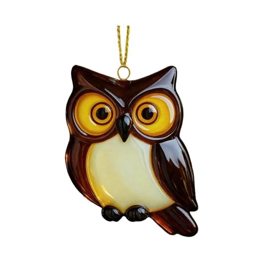 Рождественские Птицы Украшение Пластиковый Колибри Малиновка Сова Сойка Зимородок Елка Подвесные Украшения Памятные Подарки для Любителей Птиц Природа