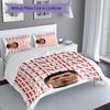 3pcs Jude Bellingham Duvet Cover Set, Includes 1 Duvet Cover and 2 Pillowcases,Skin-Friendly&Comfortable Fabric,Suitable Bedding Sets