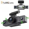 3 Channel Dash Cam Video Recorder Three Lens Front Back Left Car Camera with Rear View DVR 1080P Monitor Black Box Car Accessories