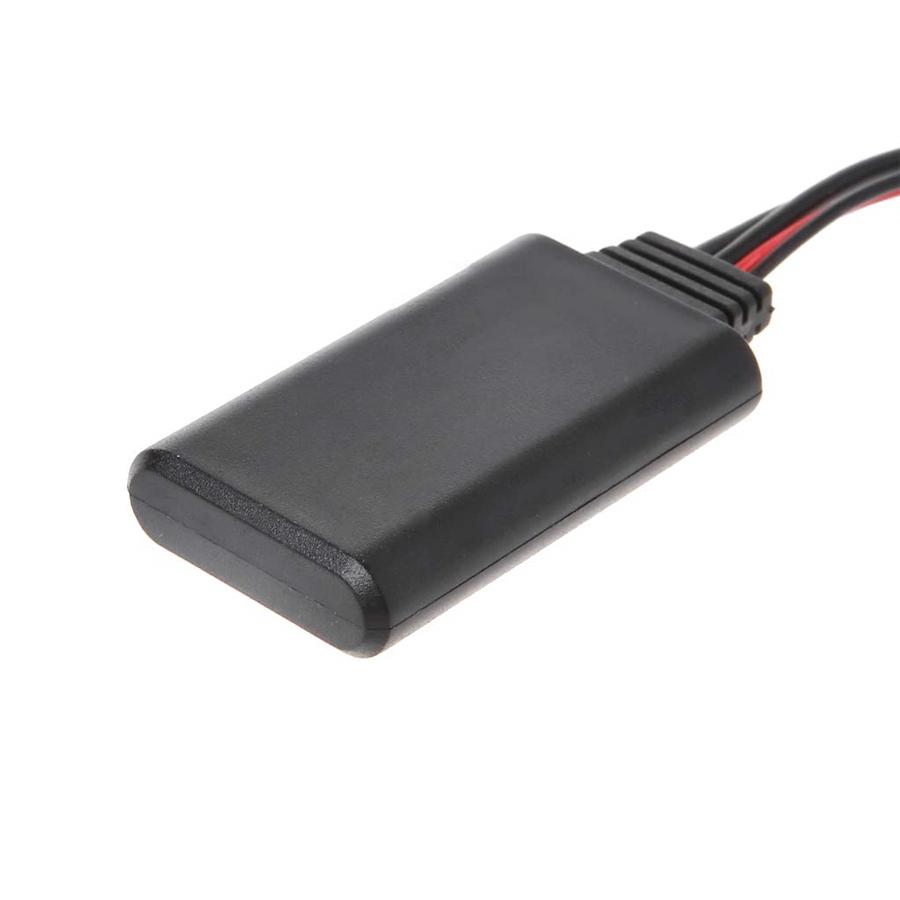 Portable Car Audio Wireless Bluetooth Interface Adapter Aux Support Wma Wav Flac