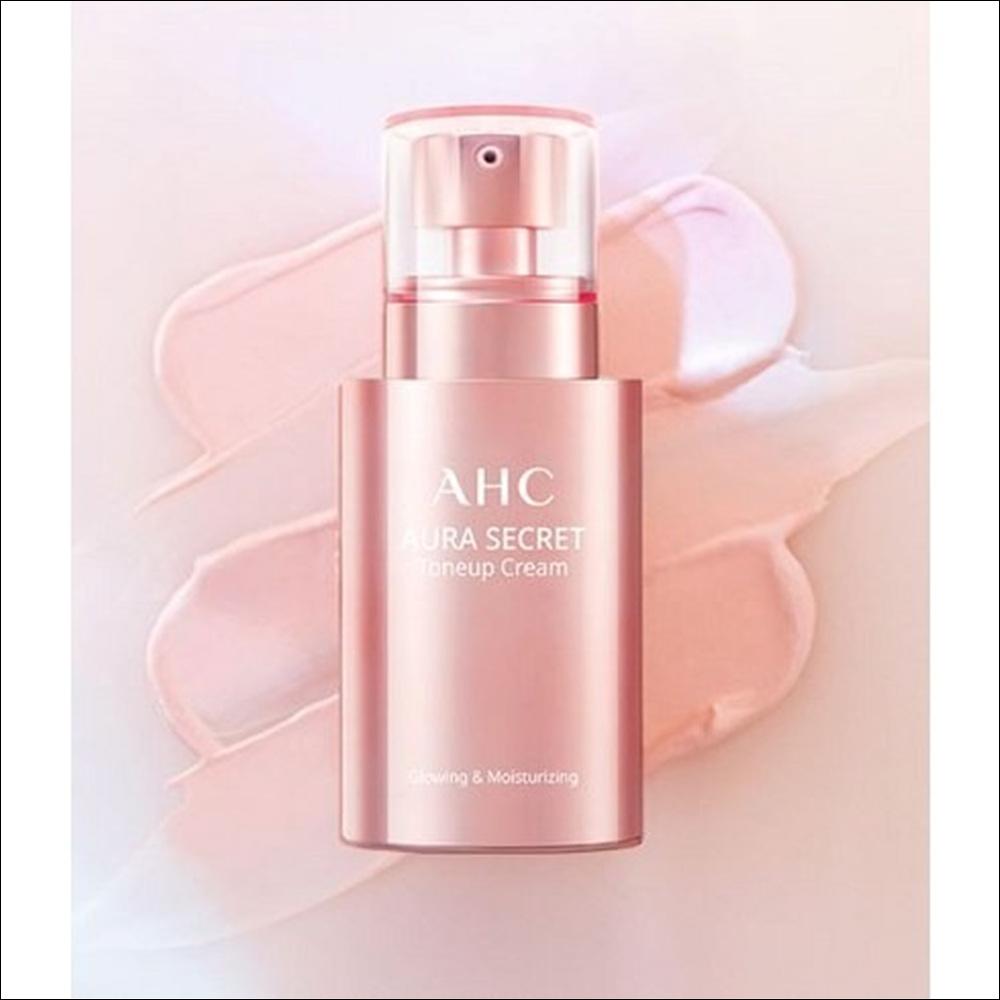 AHC Aura Secret Tone Up Cream SPF30 PA++ - Розовое сияние тростника и мгновенное свечение, 50 мл | K-beauty от Olive