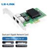 Сетевая карта сервера Gigabit PCIe серии LR-LINK I350 (Китайская версия)