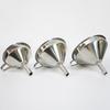 11/13/15cm Stainless Pour Oil Steel Cone Funnel Kitchen Liquid Hopper Home Tool
