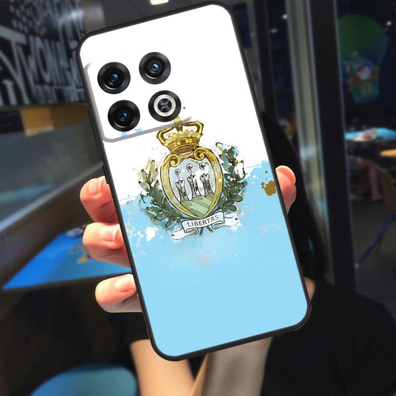 Чехол San Marino Flag для OnePlus 12R 13 R 12 11 9 10 Pro 8T 9RT 10T OnePlus Nord 4 CE 2 3 Lite N20 N30