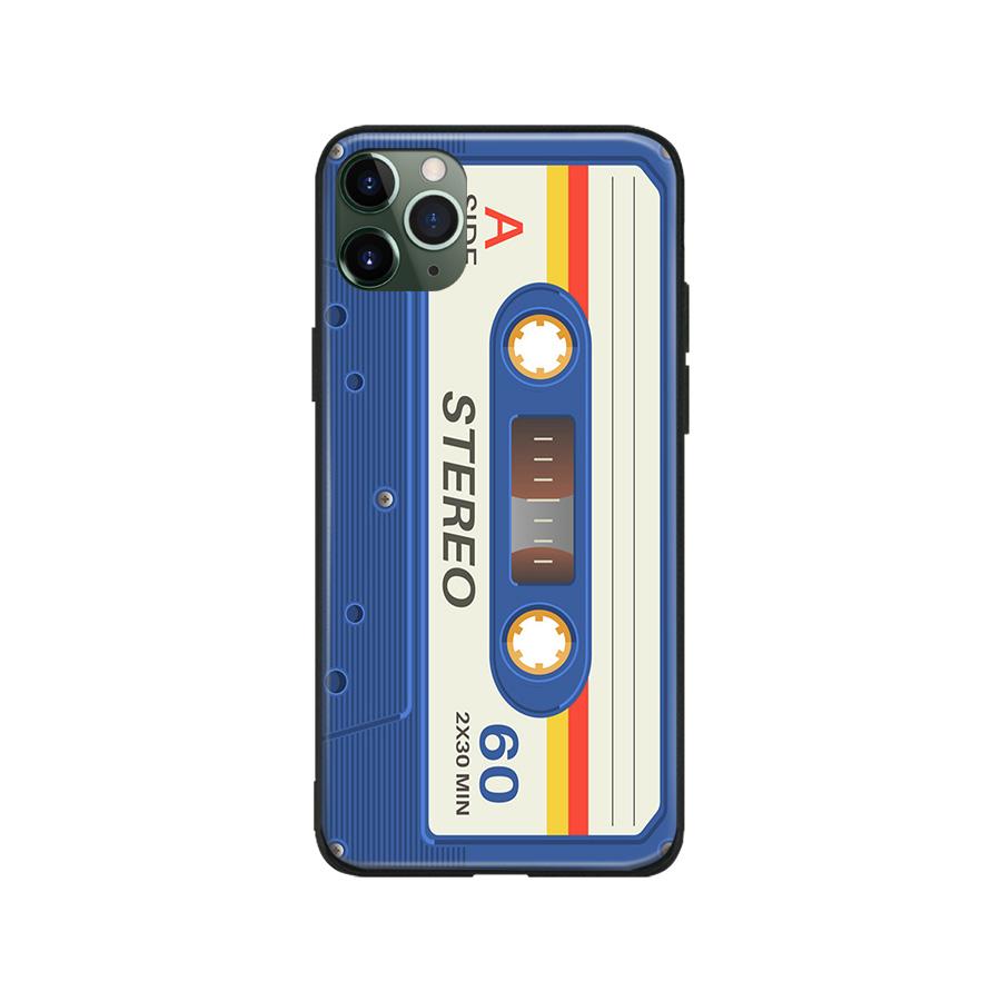Retro Audio Cassette Vintage 80s Style Soft Silicone Phone Case Cover Shell For iPhone 6s 7 8 Plus X XR XS 11 12 13 Mini Pro Max