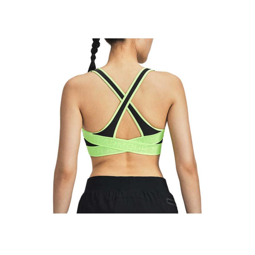 Under Armour Спортивный бюстгальтер со средней поддержкой и перекрестными краями, нижнее белье черного цвета 1371372-010
