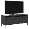 VidaXL TV Cabinet Black 101.5x39x43.5 Cm Cold-rolled Steel, TV Stand, TV Sideboard, Hi-fi Cabinet, TV Bench, Metal Cabinet, 851226