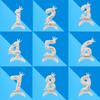 32inch Standing Number Balloons 0-9 White Crown Birthday "Happy Birthday" Balloons Birthday Party Celebration Decoration