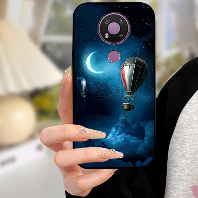 Capa For Nokia 5.4 Cases Black Silicon Soft TPU Phone Case For Nokia 5.4 5.1 7.1 Protective Camera Coque Nokia5.4 Back Shells