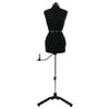Adjustable Dress Form for Women Black Velvet