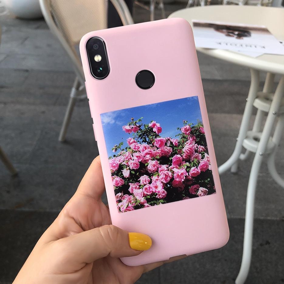 For Xiaomi Redmi Note 5 Pro Case Lovely Candy Painted Cover Soft Silicone Case For Xiaomi Redmi Note 5 Pro Note5Pro Cover Bumper