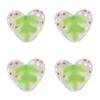 2Pcs Resin Love Heart Beads Cherry Christmas Tree Charms For DIY Necklace Bracelet Earrings Jewelry Making Craft Accessories