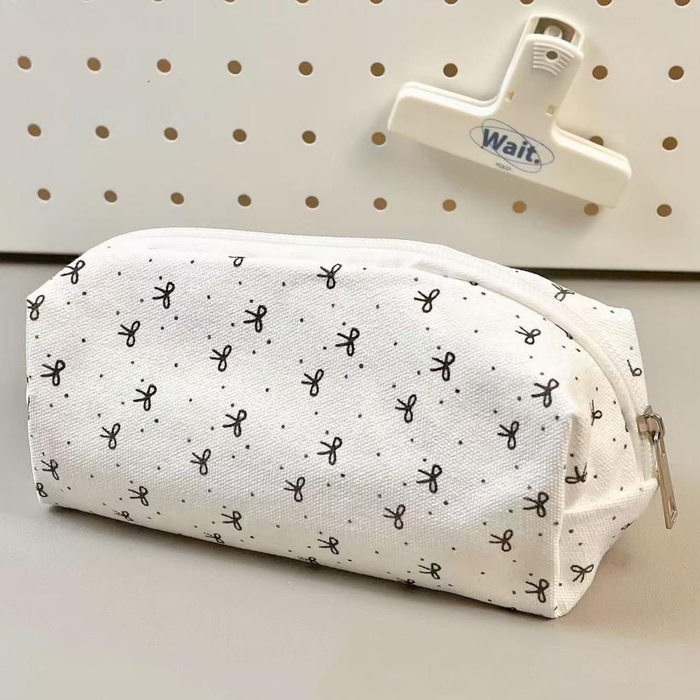 Portable Makeup Bag Autumn Women Storage Bag Corduroy Cosmetic Bag Fashion For School Everyday Use Travel