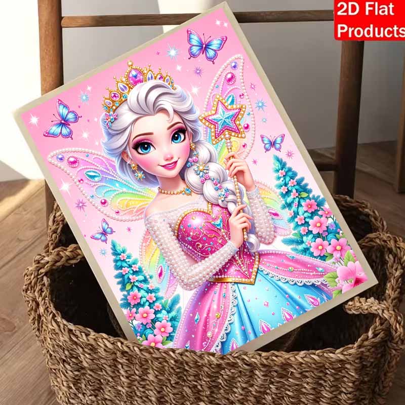 Disney Сказочная принцесса жемчужная живопись ручная работа DIY жемчужное искусство живопись простая гостиная подвесная картина украшение