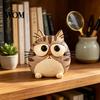 Hand Painted Resin Figurines for Decor Farmhouse Cat Figurine, Creative Country Style Animal Statue, Rustic Ornaments Home Mouse Sculpture Living Room