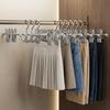 10 шт. Нескользящий зажим для брюк с коротким neck PVC-покрытие Регулируемый вешалка для брюк Вешалки для брюк Джинсы