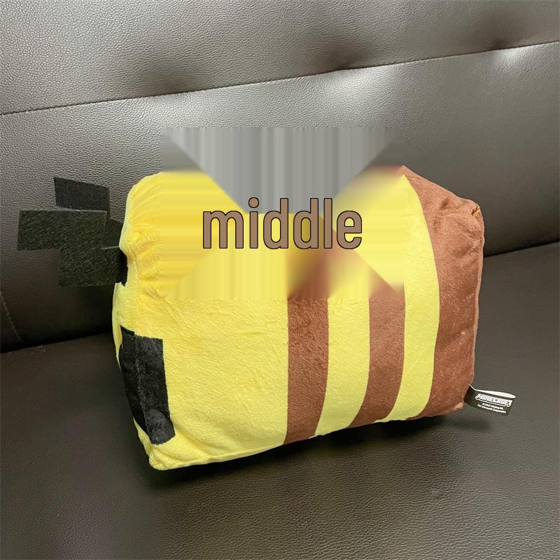 Плюшевая игрушка пчела из Minecraft - Очаровательная желтая кукла-пчела Игровой подарок