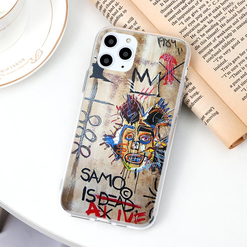 Чехол с рисунком в виде граффити и маслом для Xiaomi Mi 11 Note 10 10T Pro CC9e 9 SE Poco X3 NFC Redmi Note 10S 9T 9C NFC 7 5 8T Pro Cover