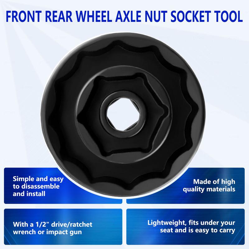 Motorcycle Axle Tool Kit Front and Rear Aluminum Nut for Ducati 1098, 1198, Multiroad 1200, Panigali 1199, 30mm, 55mm
