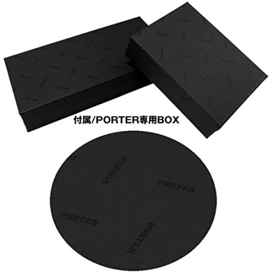 Porter Кошелек из натуральной кожи с отделкой из натуральной кожи, длинный кошелек Yoshida Bag PORTER007-02283 (зеленый)