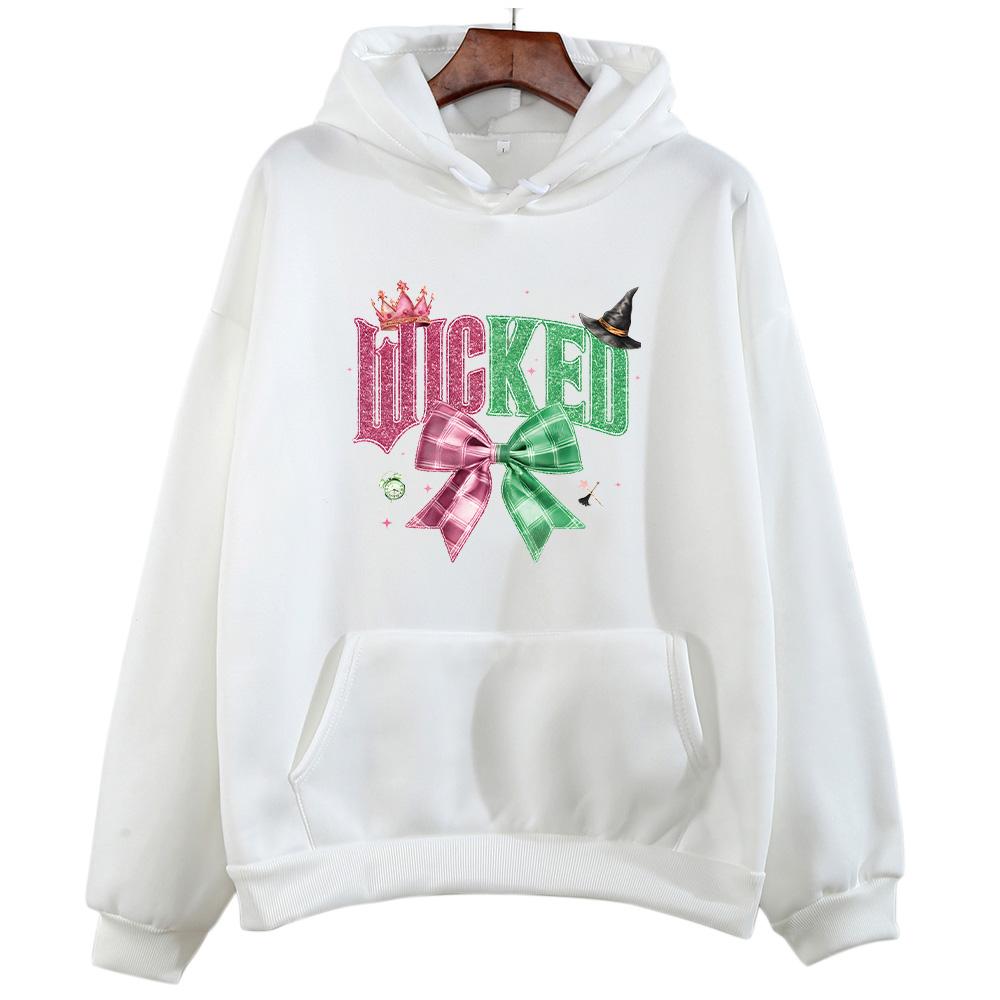 Худи Wicked for Good Худи для фанатов мюзикла Wicked Подарок на День святого Валентина Худи Мода Женская Мужская Эстетичная Осенне-зимняя Толстовка
