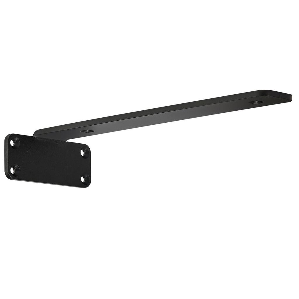 Shelf Bracket, 8”L x 4”W x 1.6”H 6 Pcs, Heavy Duty Floating Shelf Brackets, Brackets for Shelves, 5mm Thick Matte Black L Shelf Bracket,Steel Shelving