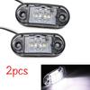 2Pcs LED Side Marker Lights Car External Lights Warning Tail Light Auto Trailer Truck Lorry Lamp