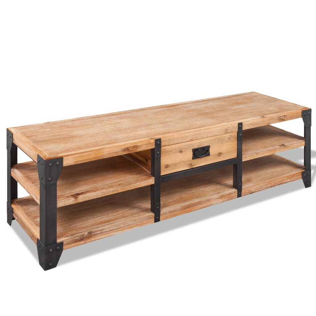 Vidaxl Szafka Pod Tv Z Drewna Akacjowego, 140X40X45 Cm
