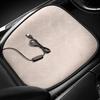 USB-обогреваемая накладка на сиденье автомобиля - Короткая плюшевая подушка для автомобиля, офиса или компьютерного кресла