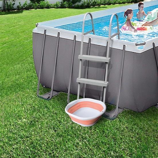 Складная раковина, пластиковая портативная раковина для бассейна, ванна для ног, кухонная раковина для мытья фруктов и овощей