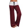 Women's Drawstring Casual Wide Leg Pants High Waisted Sporty Yoga Trousers