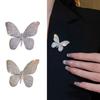 Sparkling Diamond Butterfly Brooch, Women's Design Sense, Small Quality Suit Brooch, Exquisite Accessories, Insect Brooch