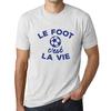 Men’s Vintage Tee Shirt Graphic T Shirt Le Foot C'est La Vie Vintage White