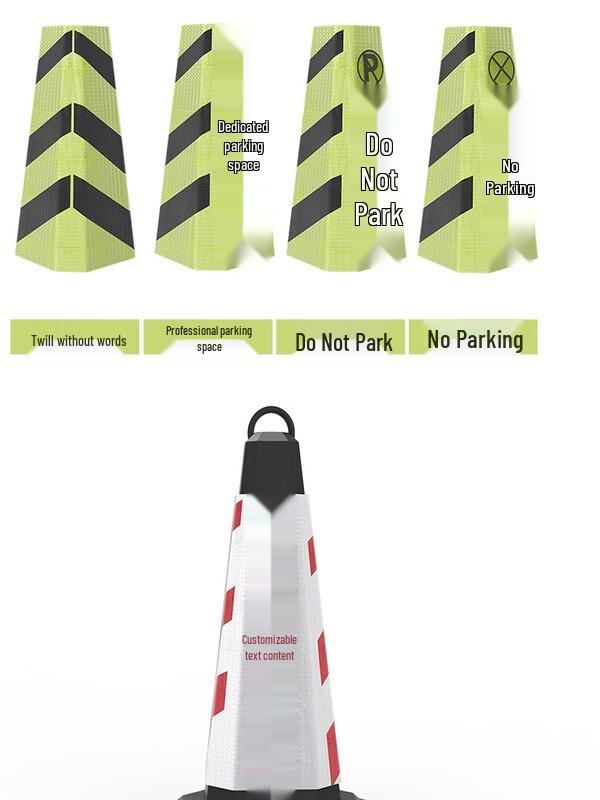 Reflective Plastic Traffic Cone Set