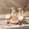 Children's Multi-Drum Musical Toy Soft Mallets Drum Station with Voice Pick-Up