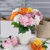 Гортензия Имитация цветка Невыцветающий искусственный домашний декор Не требует ухода Искусственная гортензия