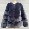 New Spliced Fur Jacket Women's Winter Imitation Fox Fur Temperament Commuter Jacket