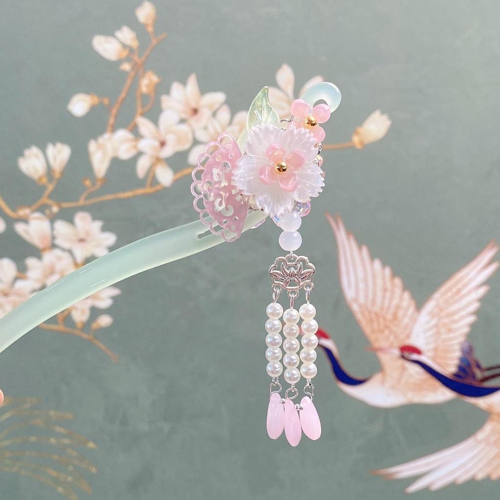 Старинная ретро-китайская шпилька для волос ханьфу для девочек