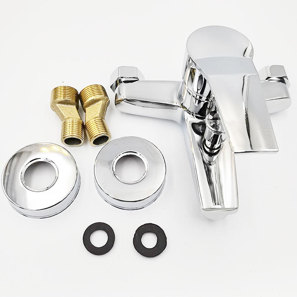 Настенный смеситель для горячей и холодной воды, смеситель для душа, смеситель для ванны, ручной смеситель для душа, аксессуары для ванной комнаты