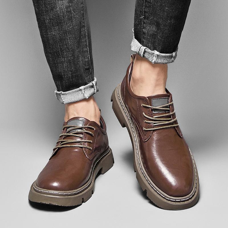 Новая мужская обувь Мужская обувь из натуральной кожи Свадебная обувь Высокого качества Мужская повседневная офисная обувь Мужская удобная обувь Оксфорды