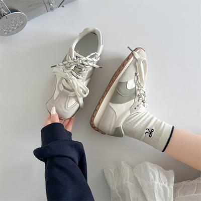 Классические кроссовки для города, взрывной ретро-белый цвет, плоская подошва, женские 2025, новые летние легкие повседневные кеды Forrest Gump