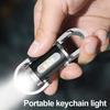 LED Flashlight Super Bright Mini Keyring Torch 1200LM Dual Light Source Rechargeable Multipurpose Mobile Charger Flashlight