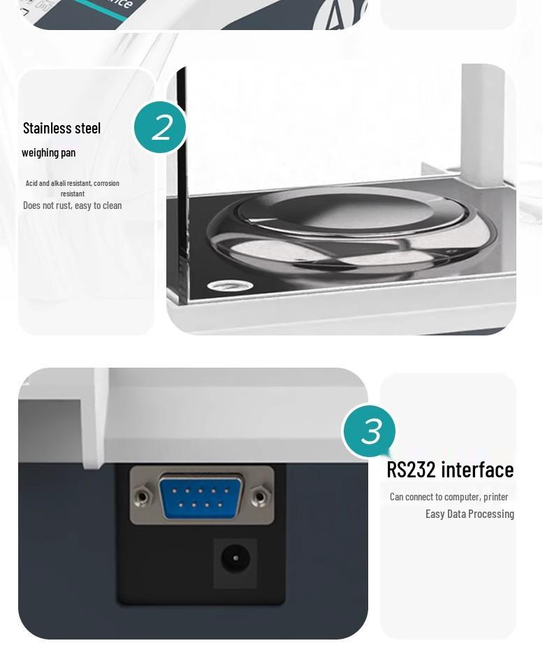 Qun'an Precision Analytical Balance 0.1mg (0.0001g) Accuracy