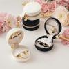 Mini Portable Jewelry Box Earrings PU Storage Bag Portable Storage Jewelry Storage Box  Travel
