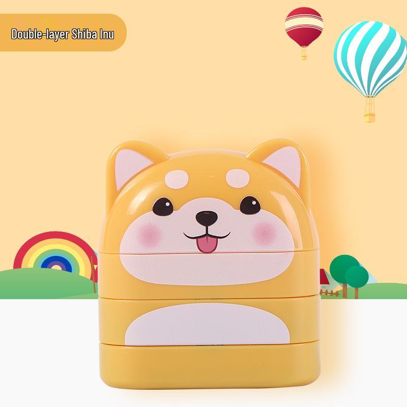 Dual-Layer Children's Two-Color Name Stamp